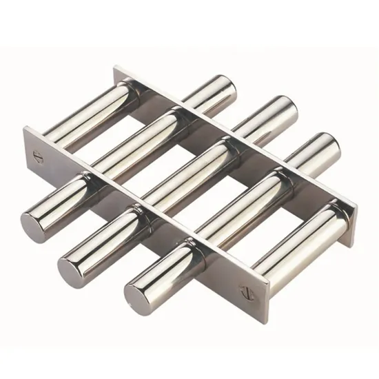 Food Grade Easy Cleaning Round or Square Permanent Neodymium Hopper Manget Magnetic Grid Grate